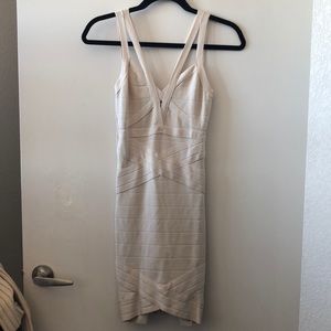 Cream Bebe Dres